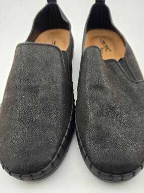 Easy Street Black Slip On Shoes Womens 5.5 Comfort Casual Walking